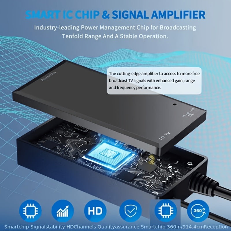 high definition tv antenna supports 4k 1080p full hdtv 200