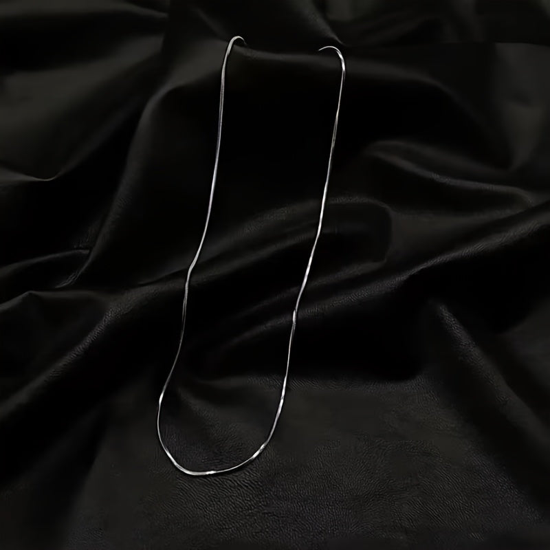 1pc 316l stainless steel thin   chain necklace 2mm
