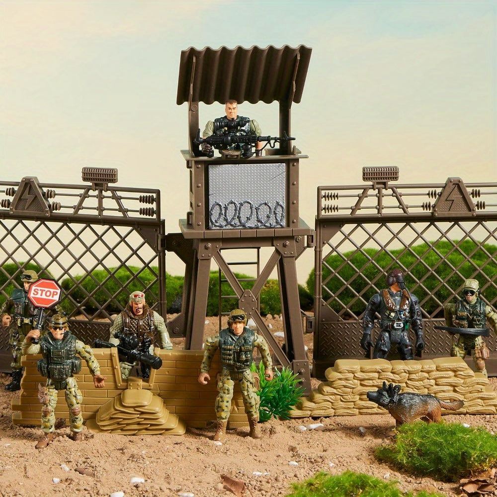 16pcs   men playset 12 realistic     men action