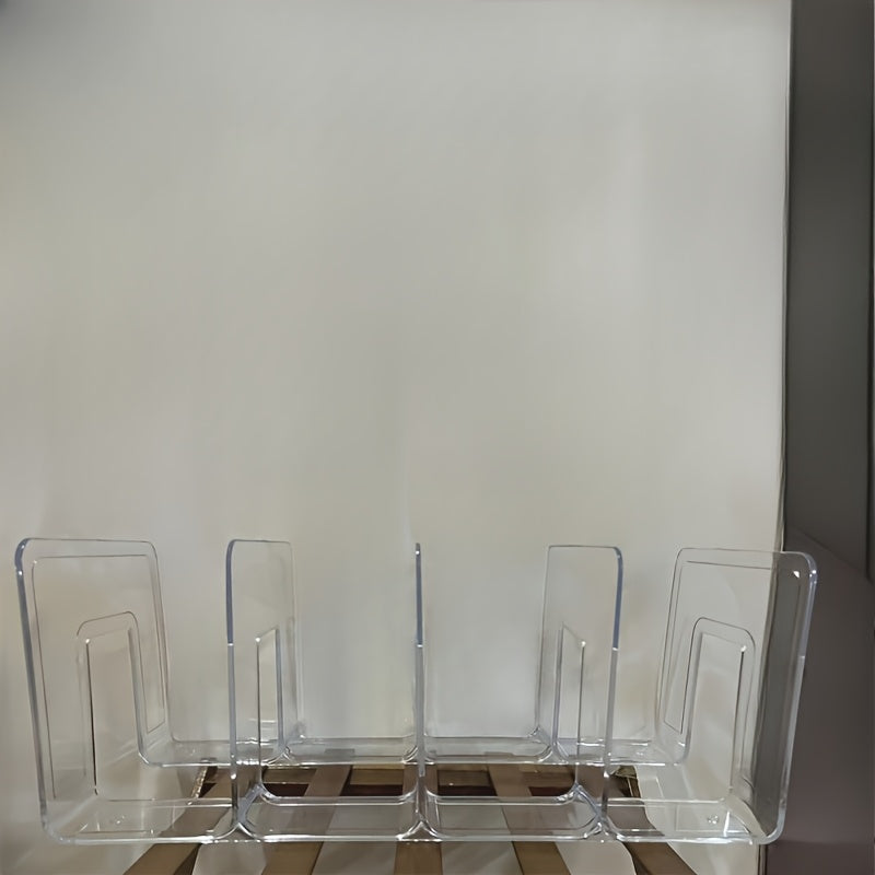space saving acrylic handbag organizer 4 wallet dividers