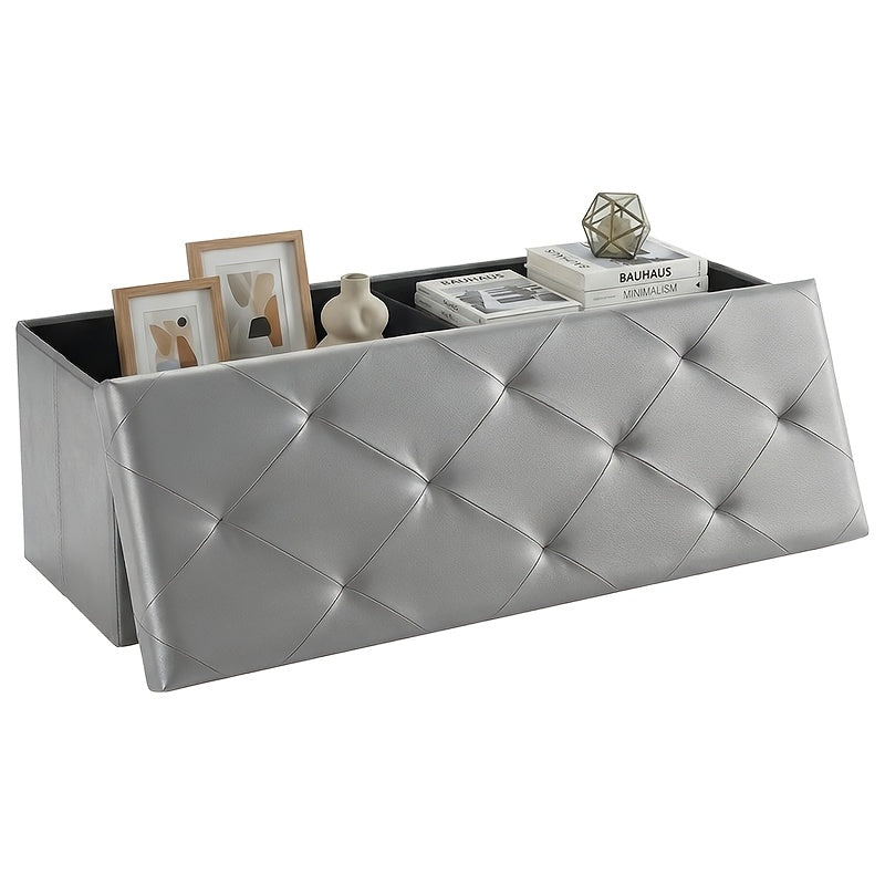 30 43 inch heavy duty folding storage   bench shoe