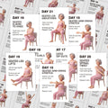 30 cards   training cards seniors chairs gentle
