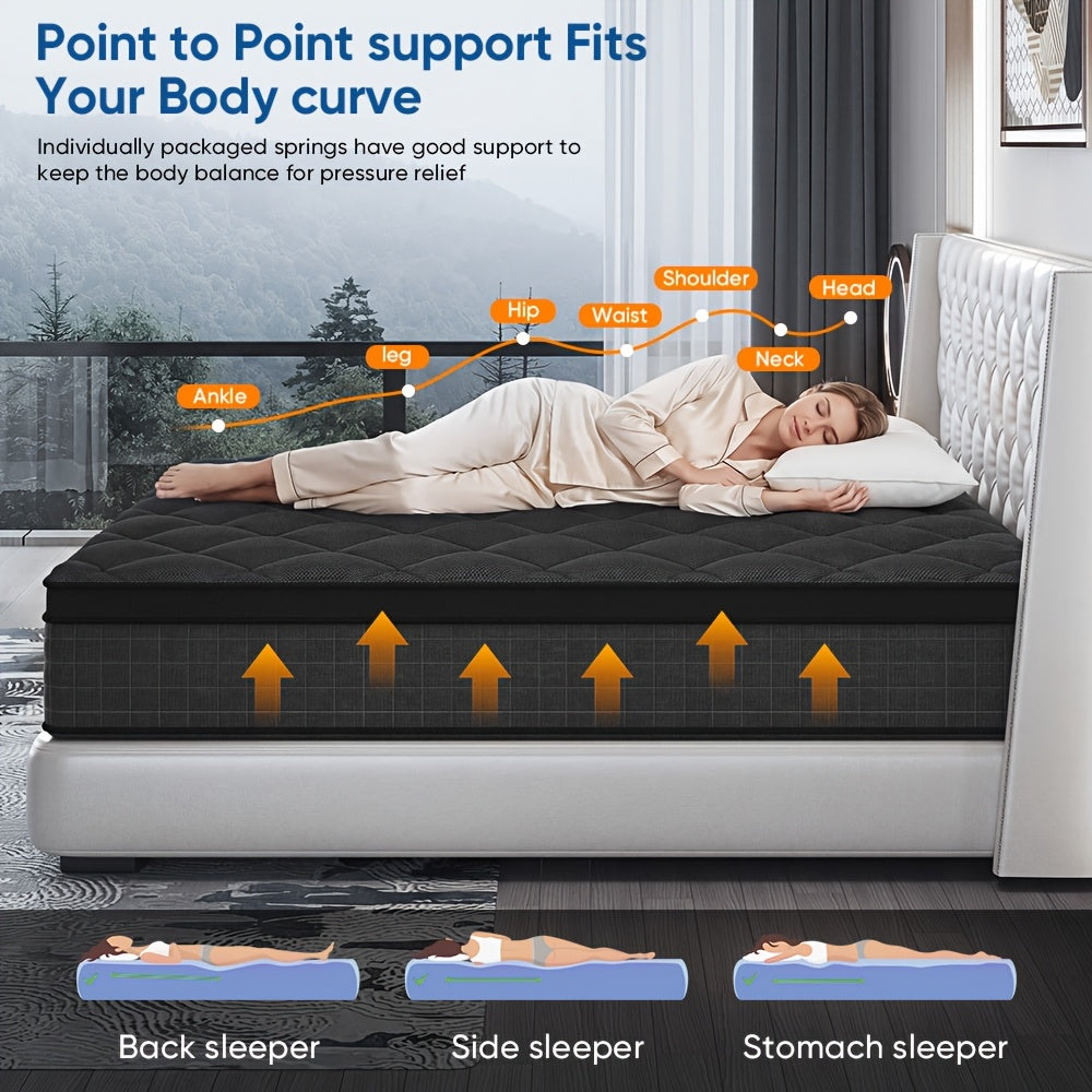 12 inch luxury   mattress individual