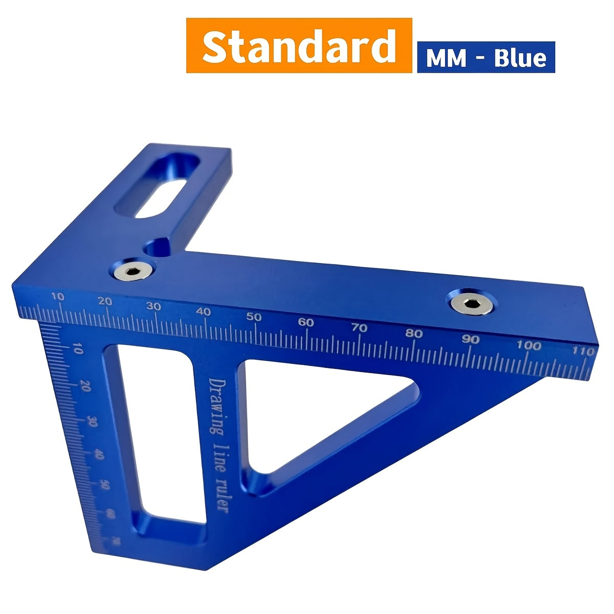 aluminum alloy woodworking square protractor 45 90 degree