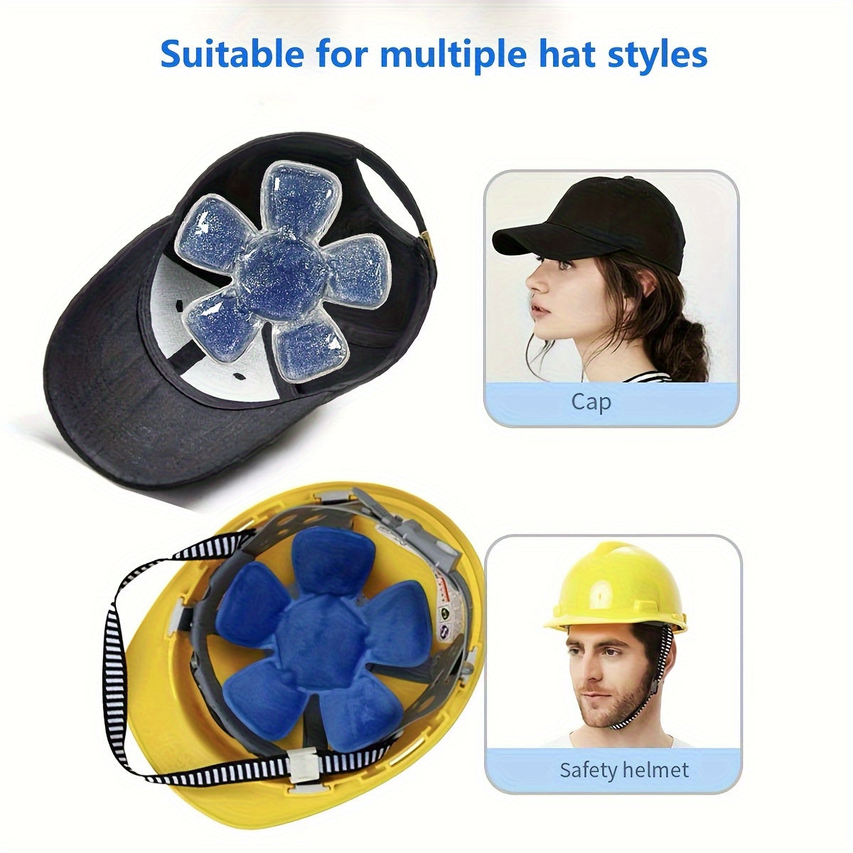 2pcs head ice pack   pad head cool reusable cold