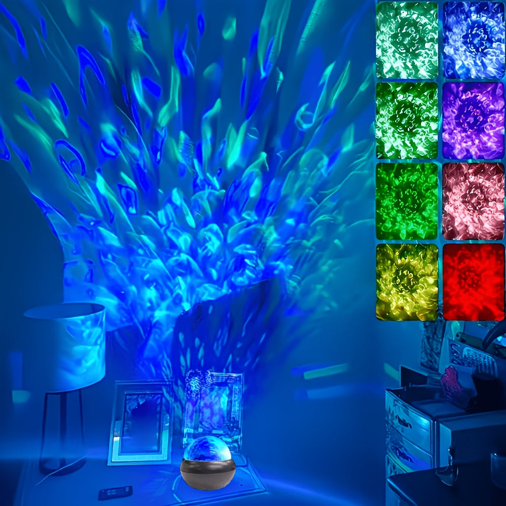 new rgb water ripple projection   lighting effects