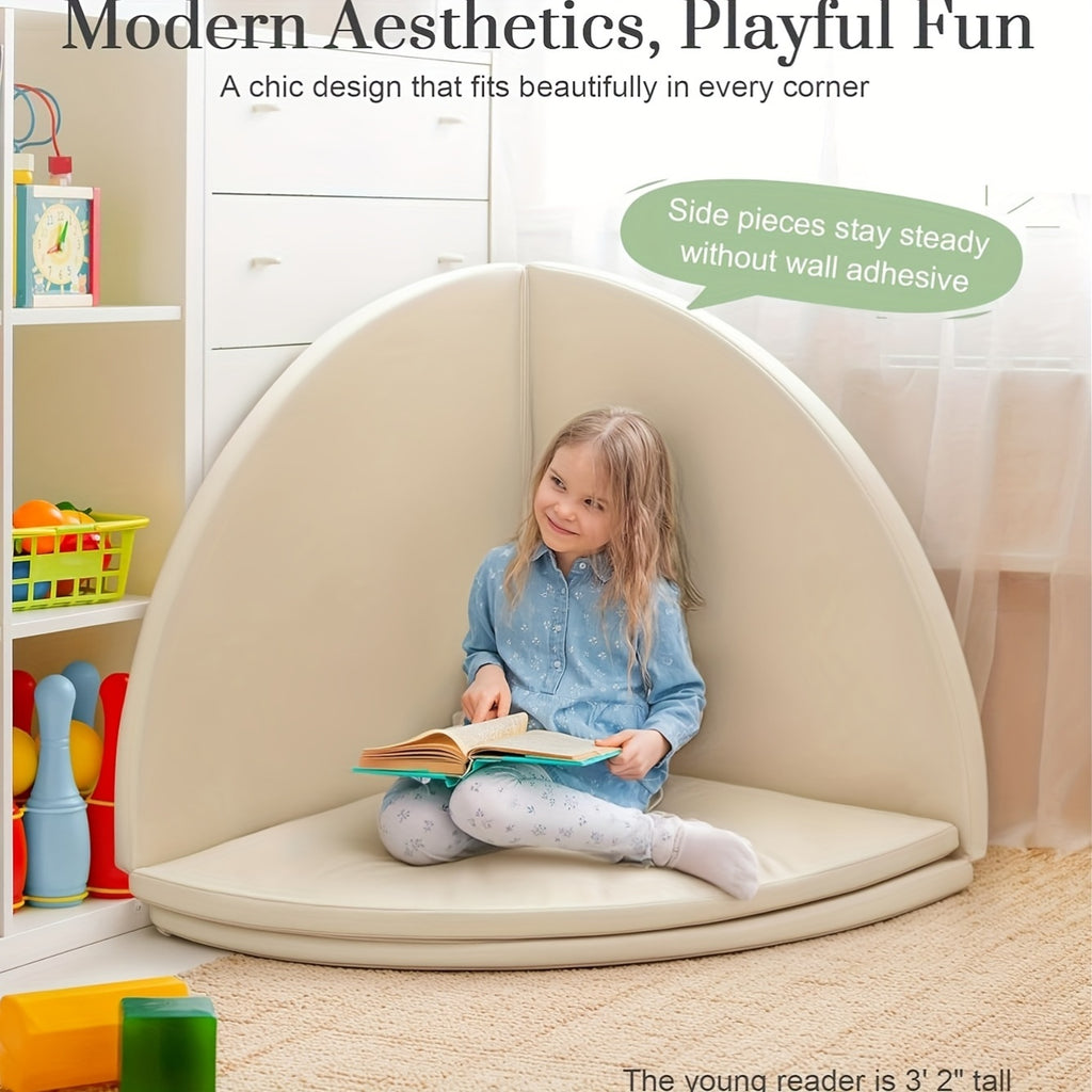 four part versatile play mat made modular vegan leather easy