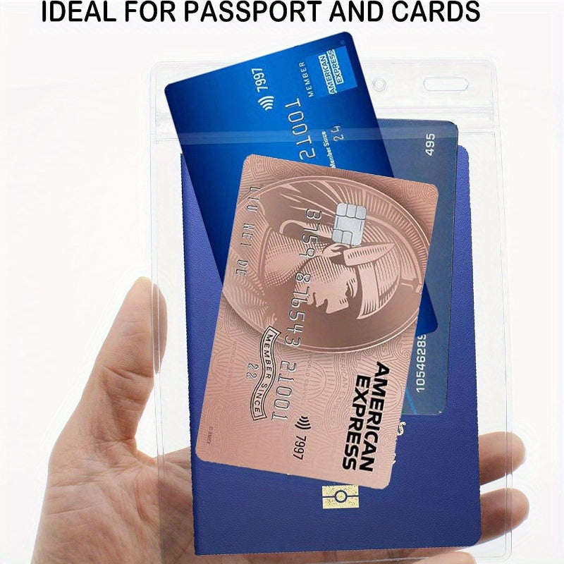 3pcs pack waterproof passport holder anti lost passport