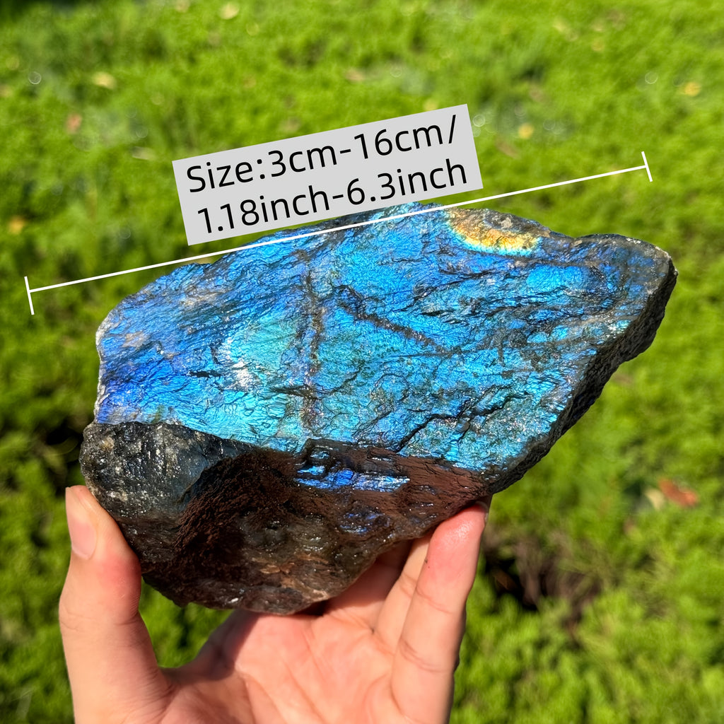 1pc random large   stone labradorite loose gemstones