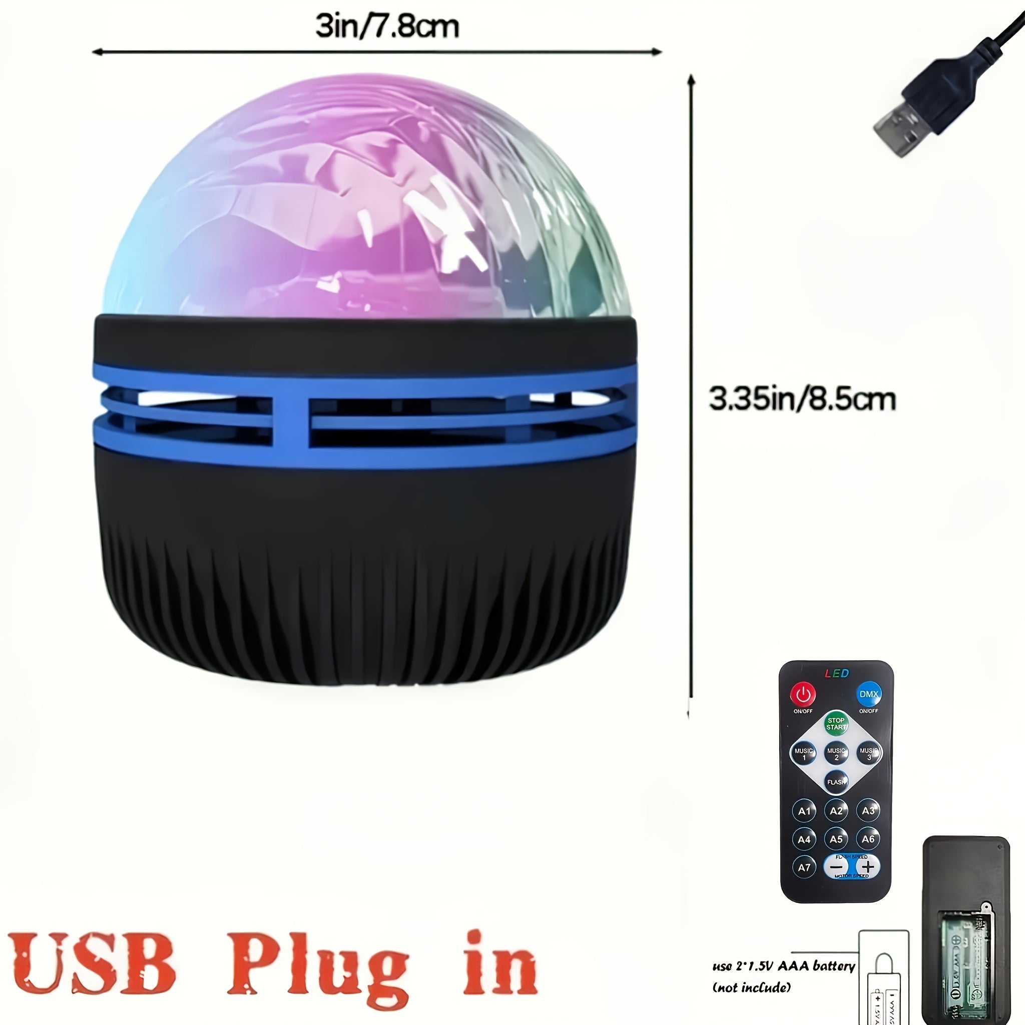rgb adjustable aurora effect multiple colors suitable
