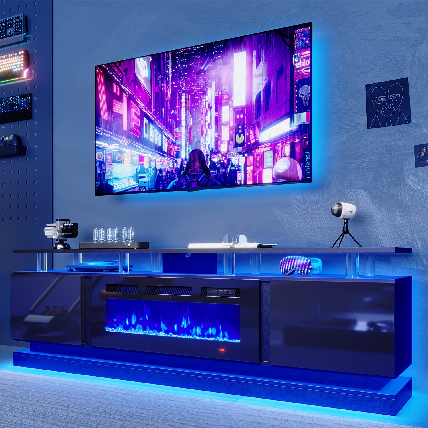 fireplace tv stand 36 fireplace modern high gloss fireplace