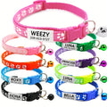 custom product adjustable personalized colorful collar dogs