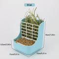 hay feeder small pet cage 2 in 1 plastic rabbit hay