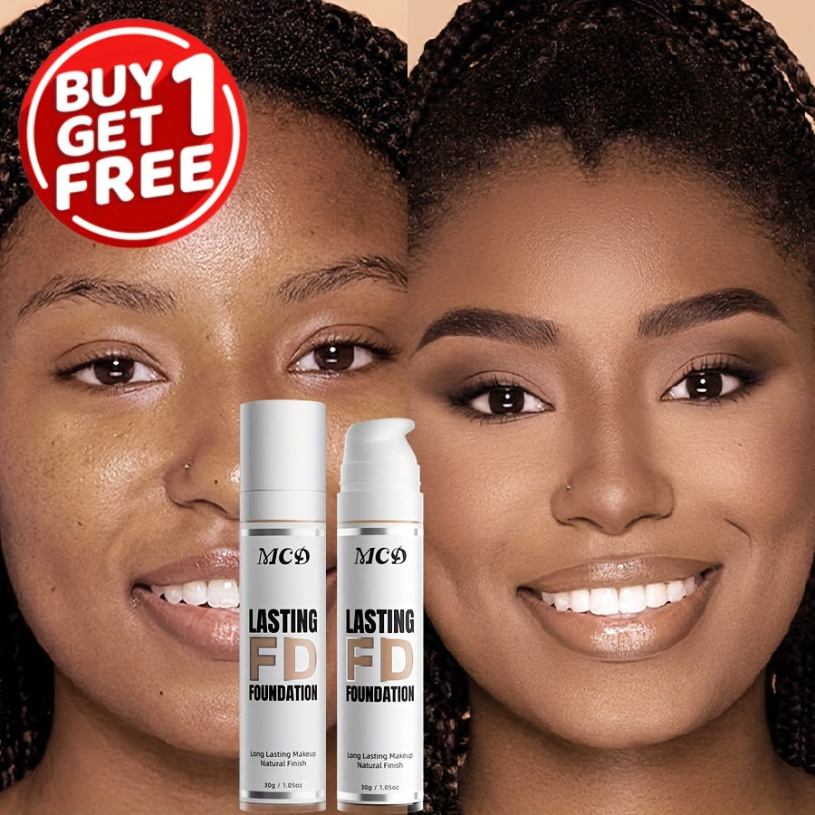 2pcs liquid foundation   coverage concealer