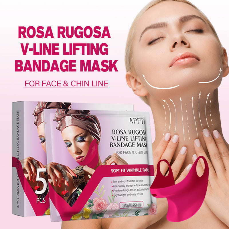 v line lifting face mask face neck wrinkle patches neck mask