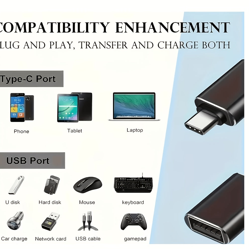 10pcs usb type c micro interface multifunctional adapter