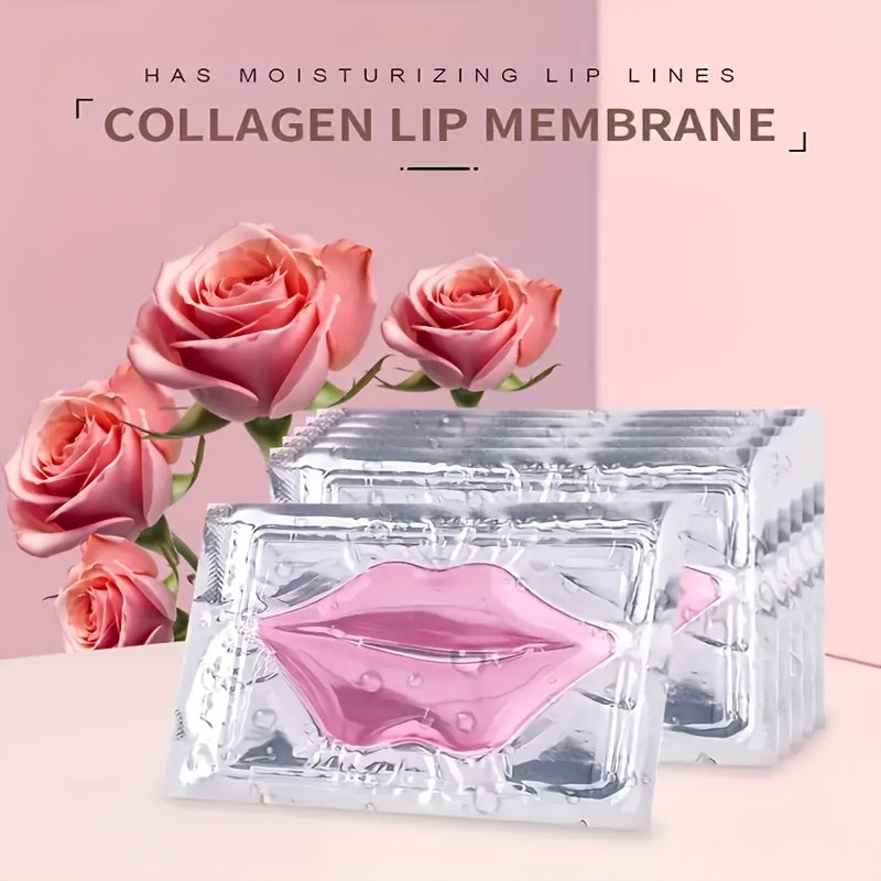 20pcs collagen lip mask moisturizes dry lips   fine