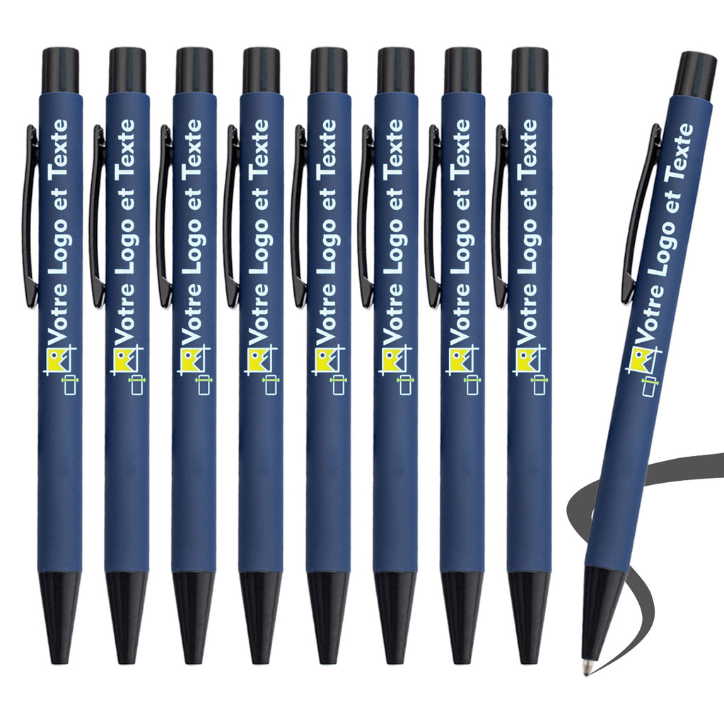50 custom text logo ballpoint pens new bulk custom pens rich