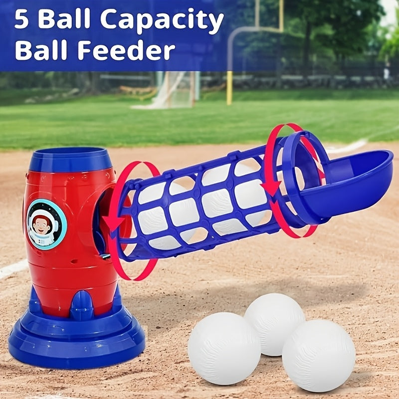 fully automatic childrens baseball machine plastic baseball