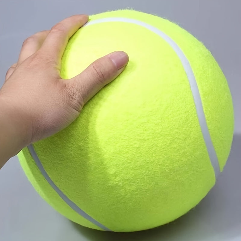 needle giant   pet tennis ball