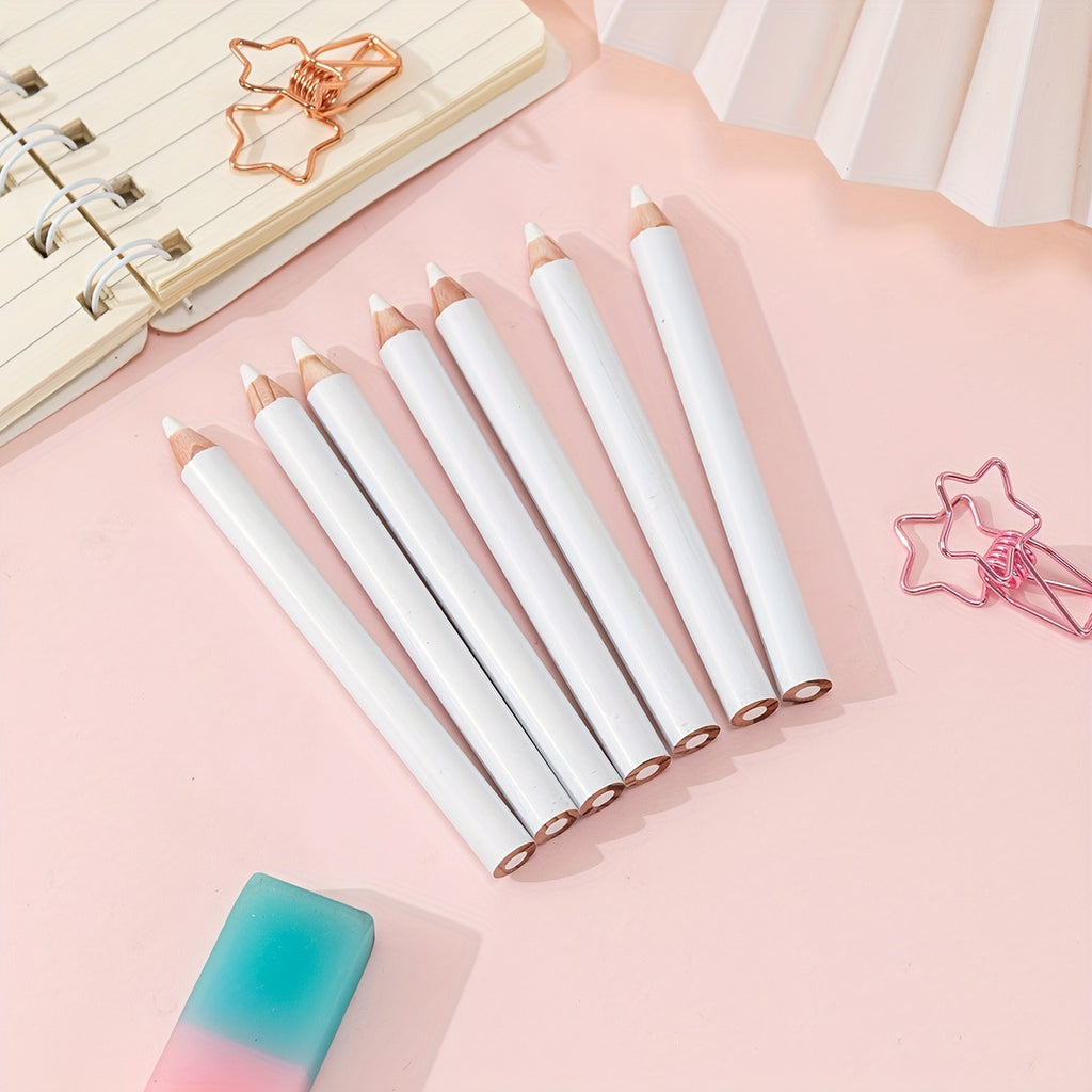 2pcs high visibility white tailor chalk pencils suitable