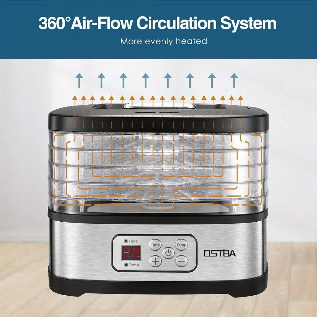 food dehydrator machine adjustable temperature 72h