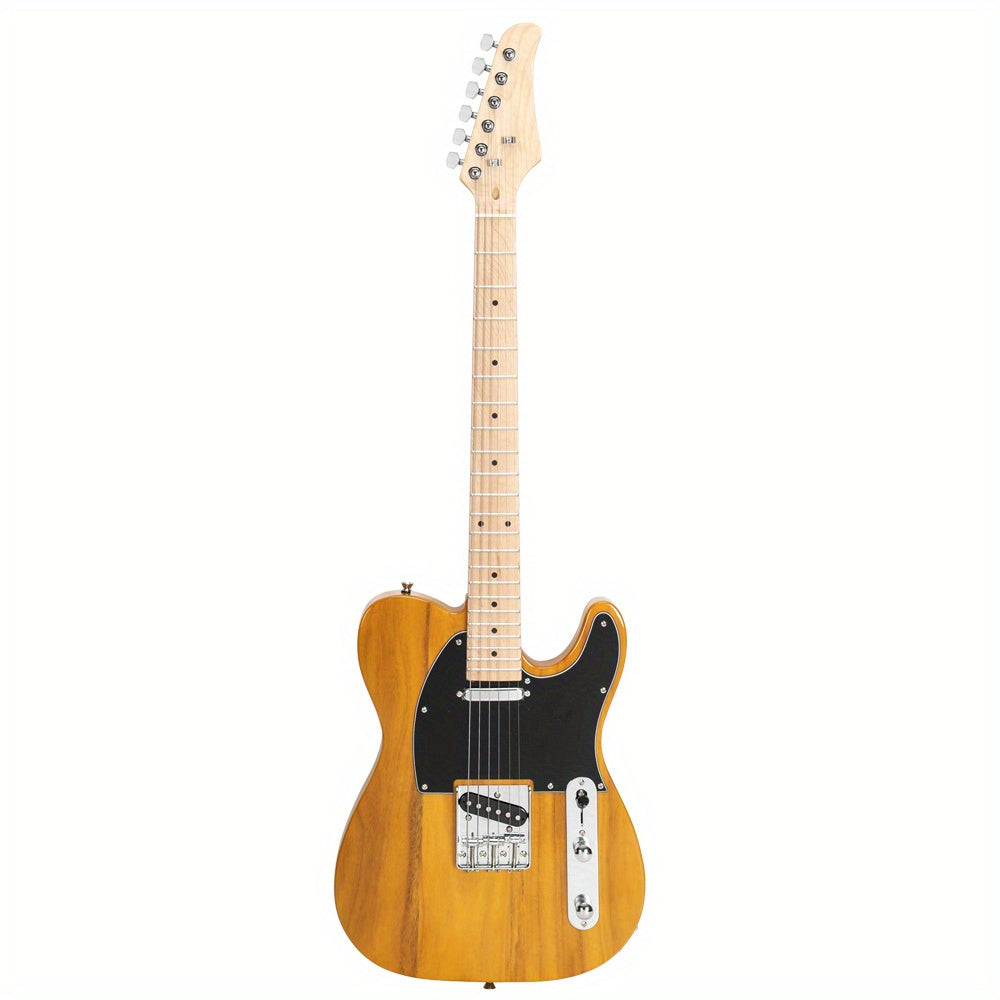 maple fingerboard dtl electric guitar   pickup sunset color