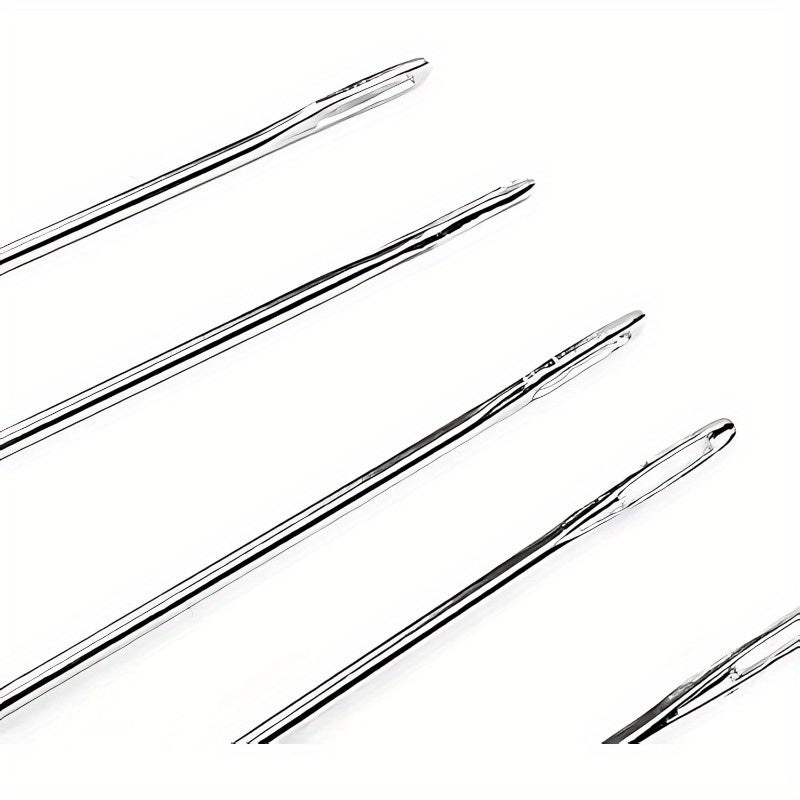 55pcs stainless   sewing needles set