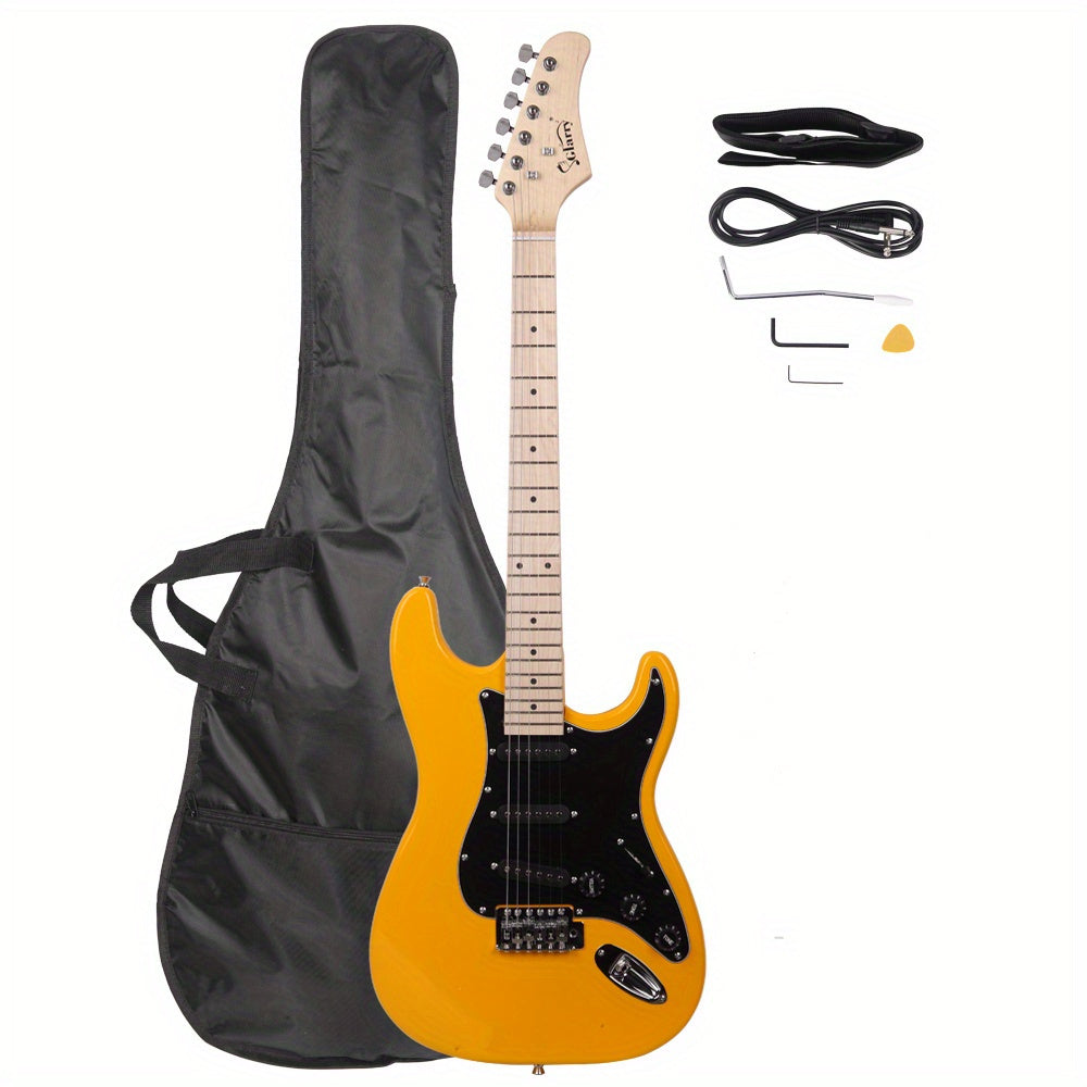 ast stylish electric guitar kit black pickguard black