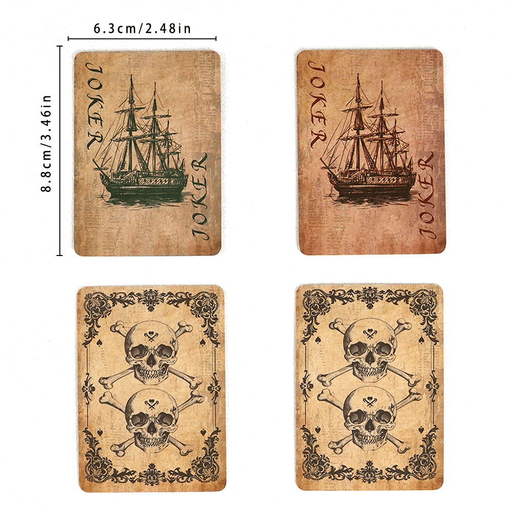 1pc 54   gram cards vintage board game cards