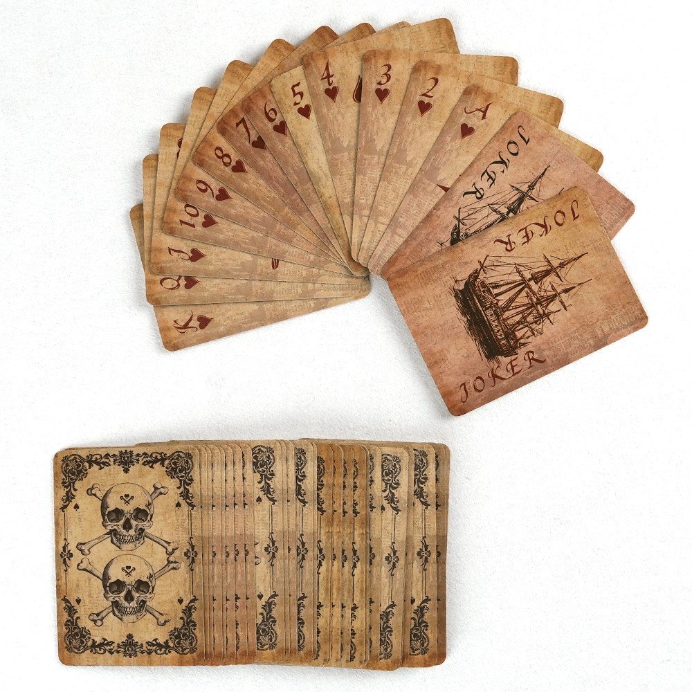 1pc 54   gram cards vintage board game cards