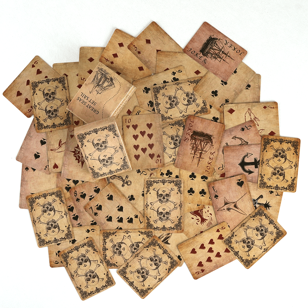 1pc 54   gram cards vintage board game cards