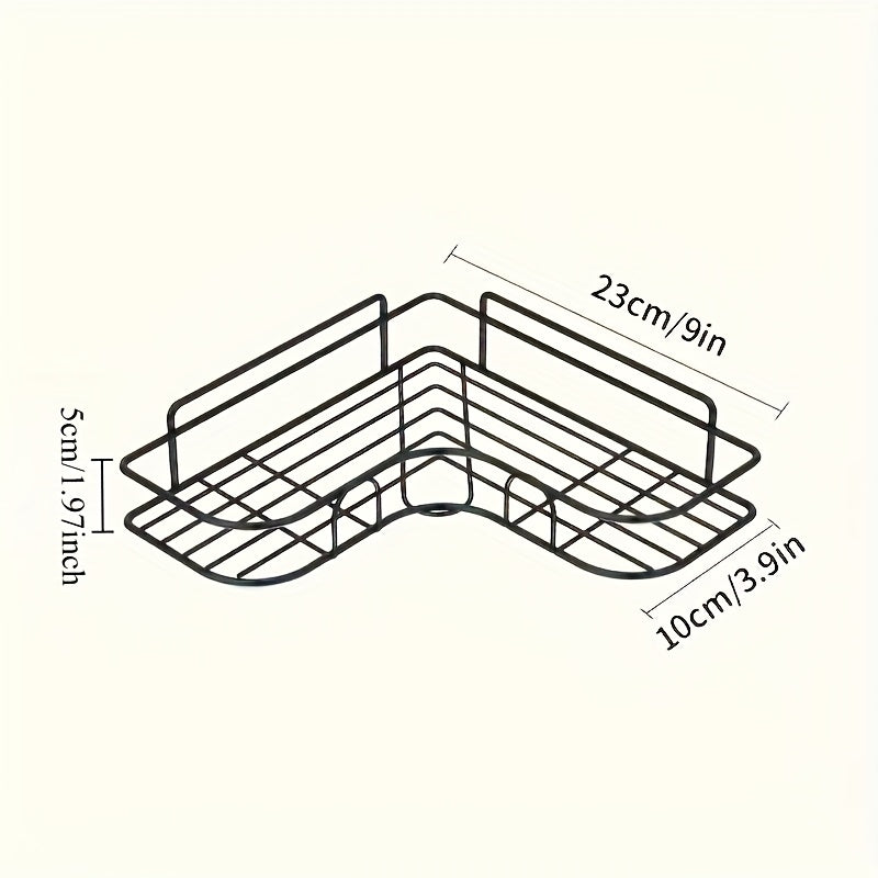 rust resistant corner shower rack a wall mounted bathroom
