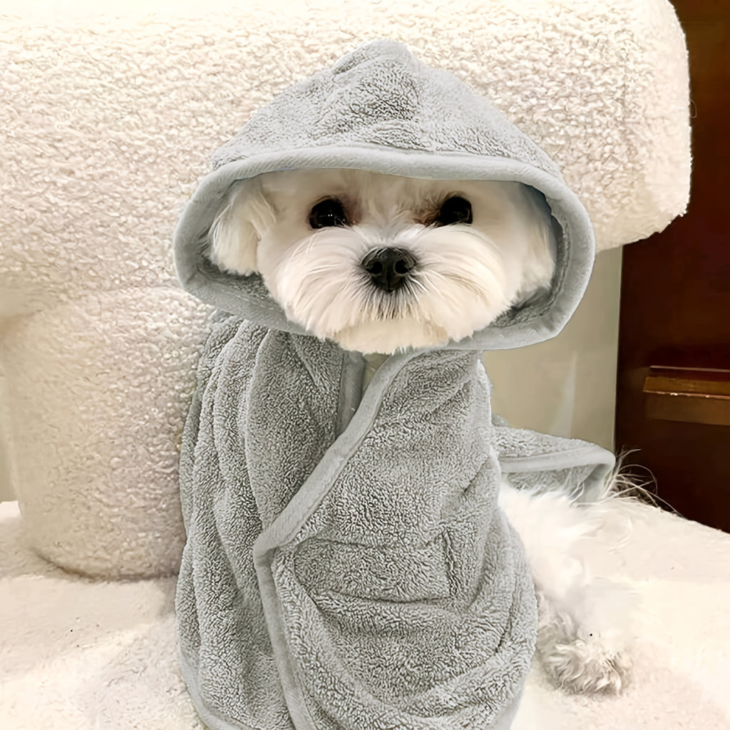 ultra absorbent   bathrobe small dogs cats animals