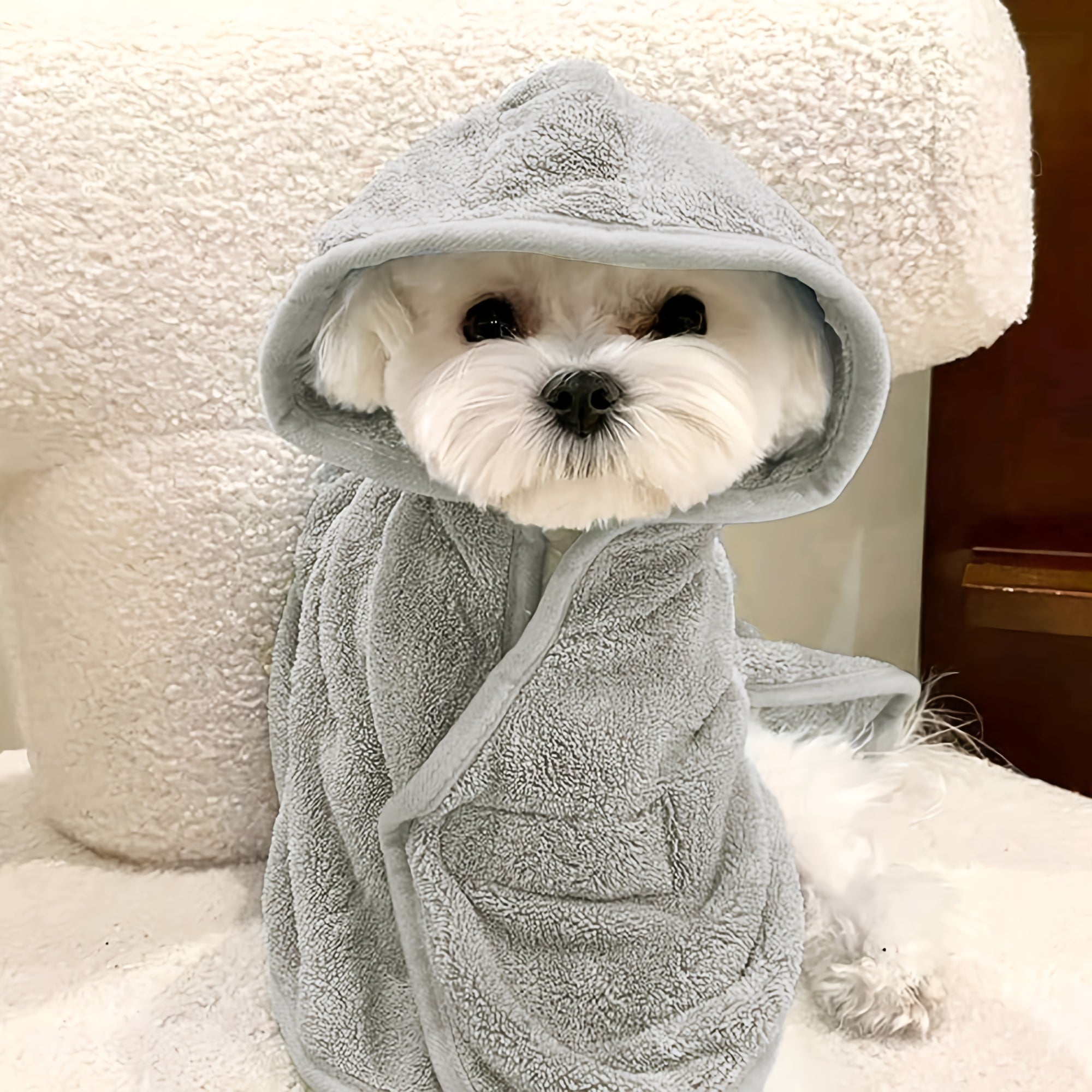 ultra absorbent   bathrobe small dogs cats animals