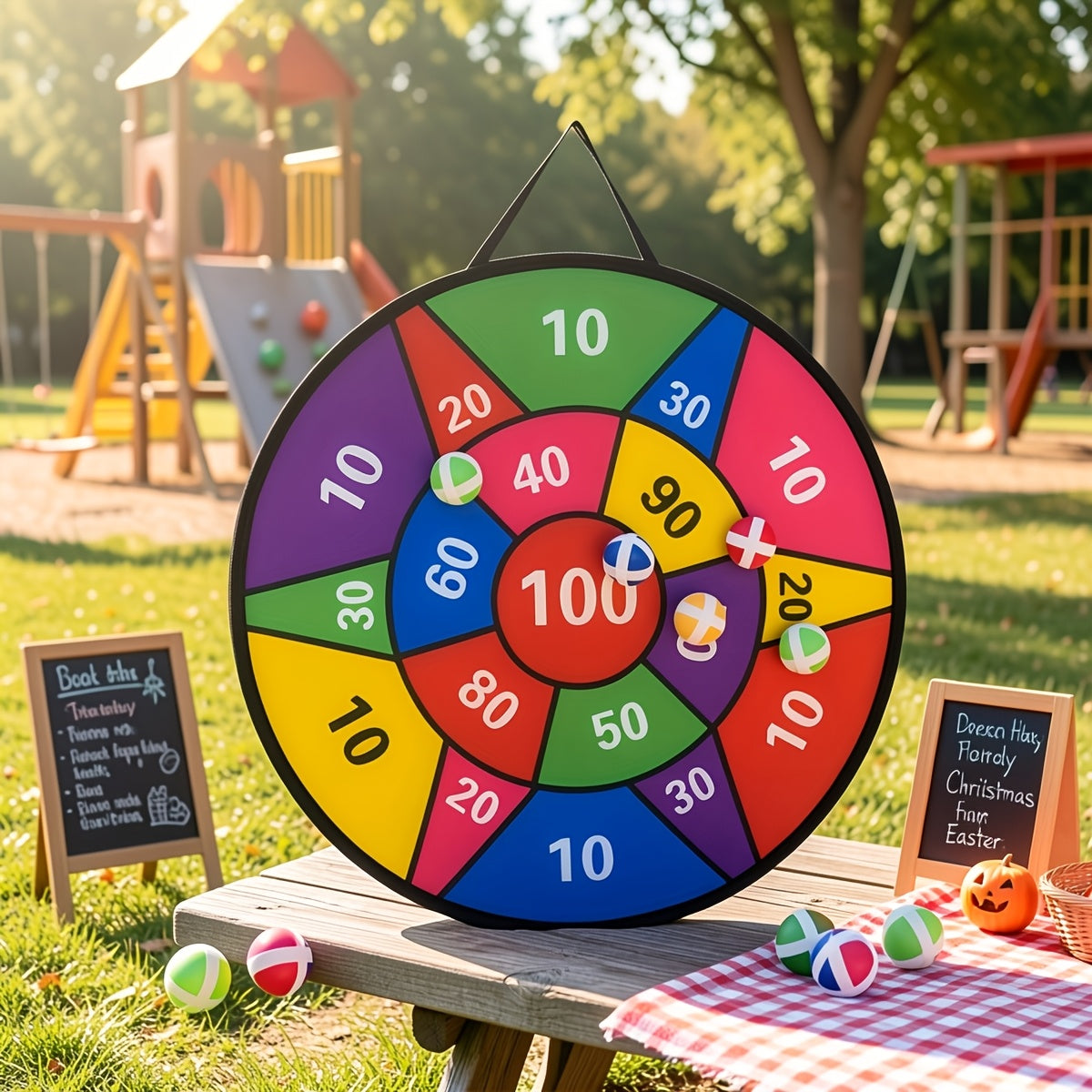 large size foldable   board sticky ball game set 12pcs