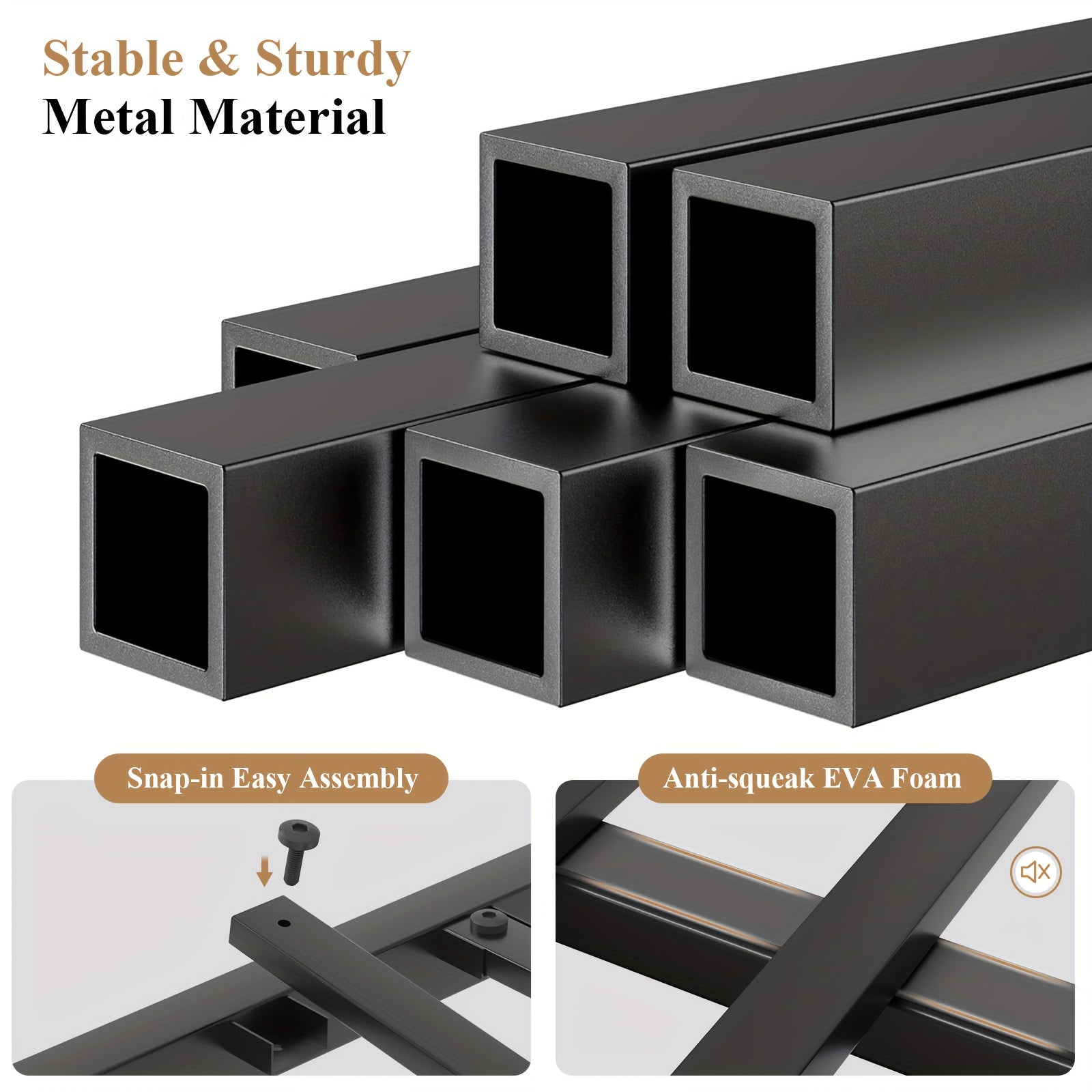 full queen king size bed frame storage metal platform bed