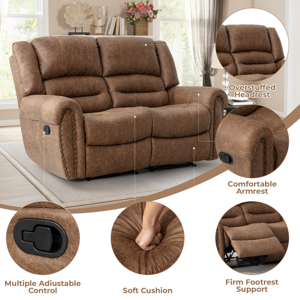 faux leather recliner living room set 1 seater 2 seater 3