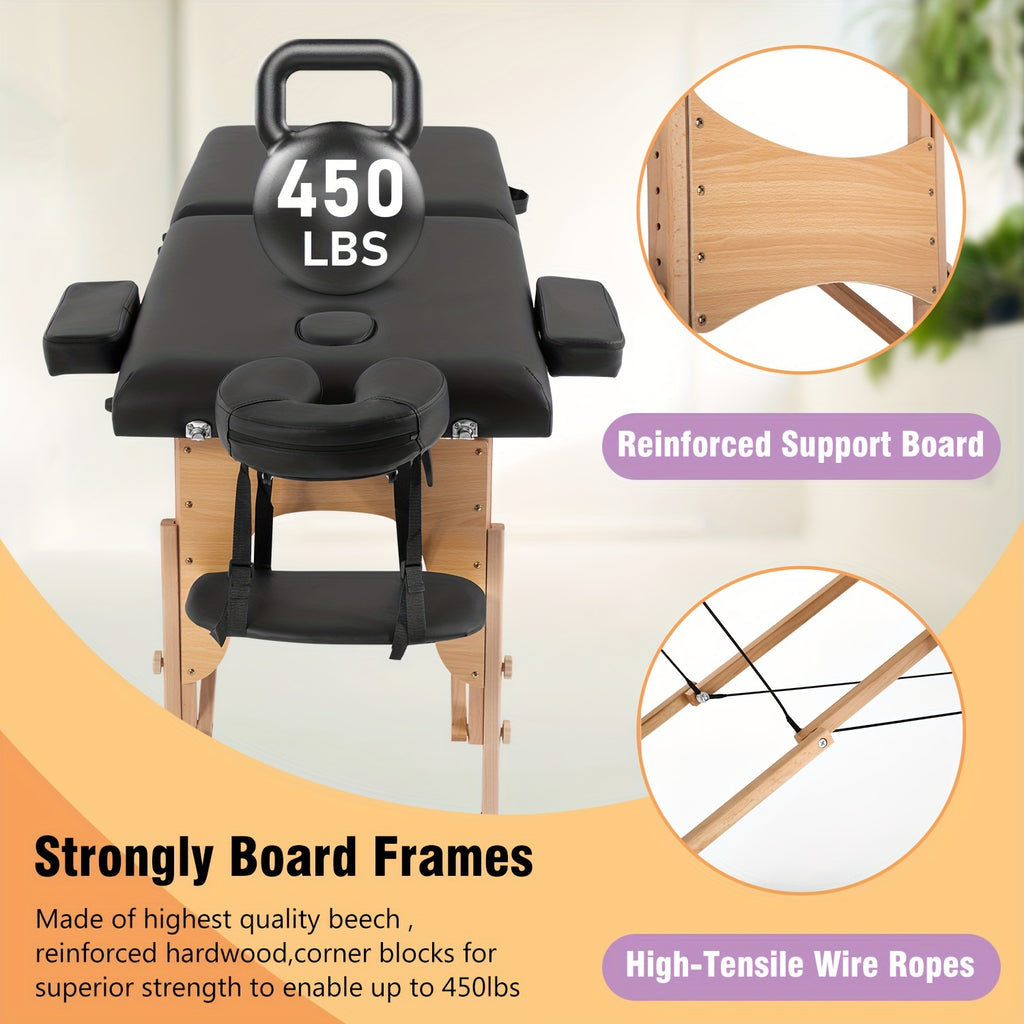 2 fold massage table portable massage bed   bed