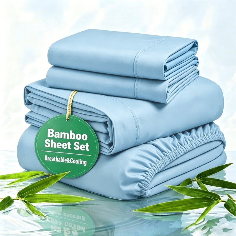 4pcs bamboo fiber sheet set 2200