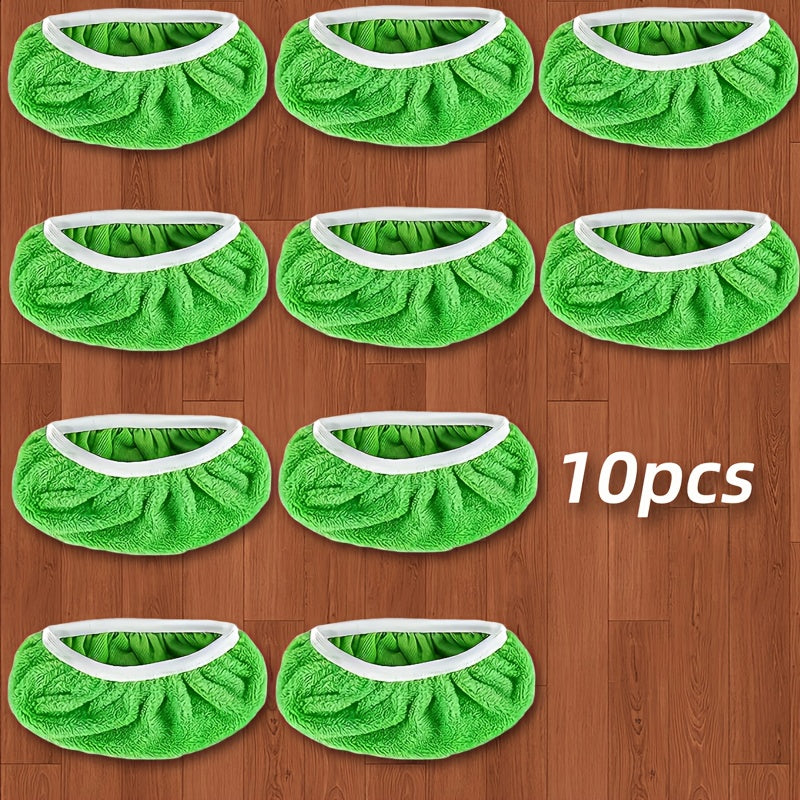10pcs   reusable mop pad covers compatible 10 inch