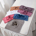 5pcs microfiber hole towels beauty beds 35cm x 35cm blocks
