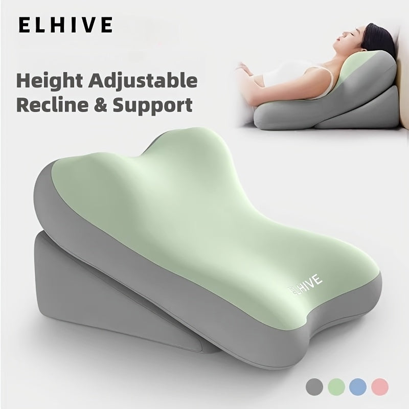 ergonomic bed wedge pillow adjustable memory foam backrest