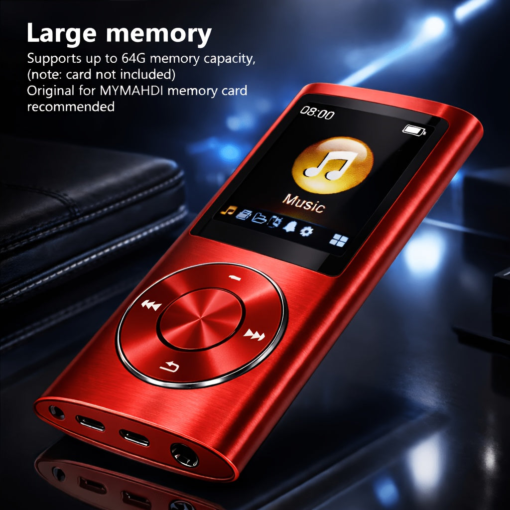 portable mp3 player stylish   a 1 8 inch lcd screen