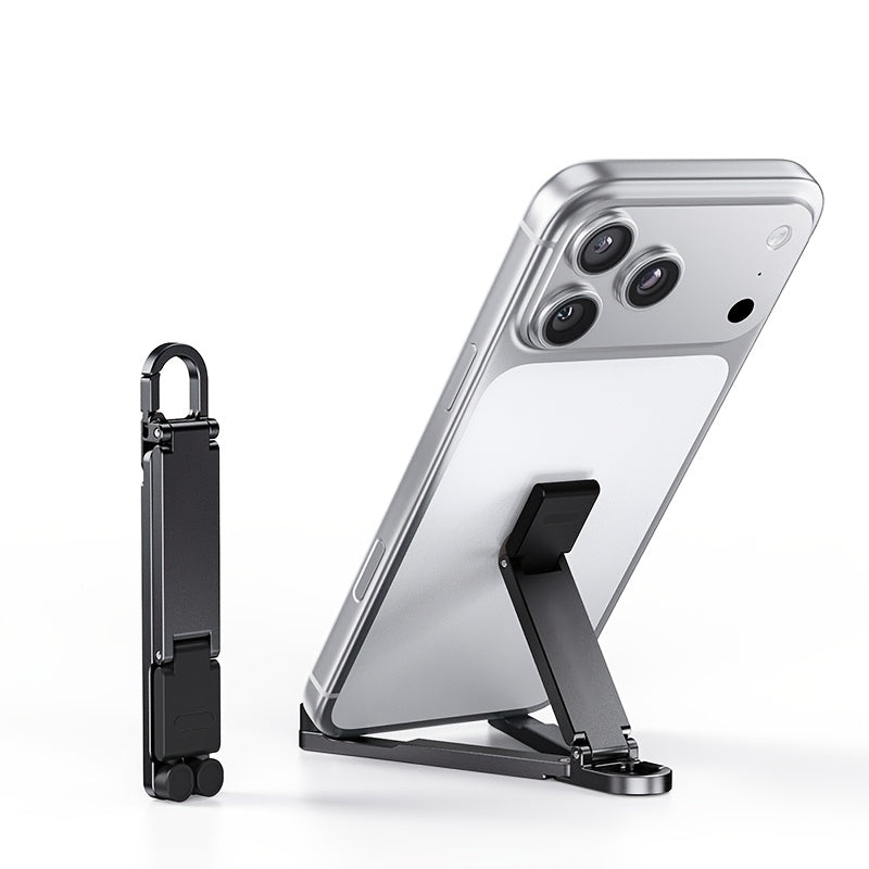 portable foldable mini key chain phone stand built