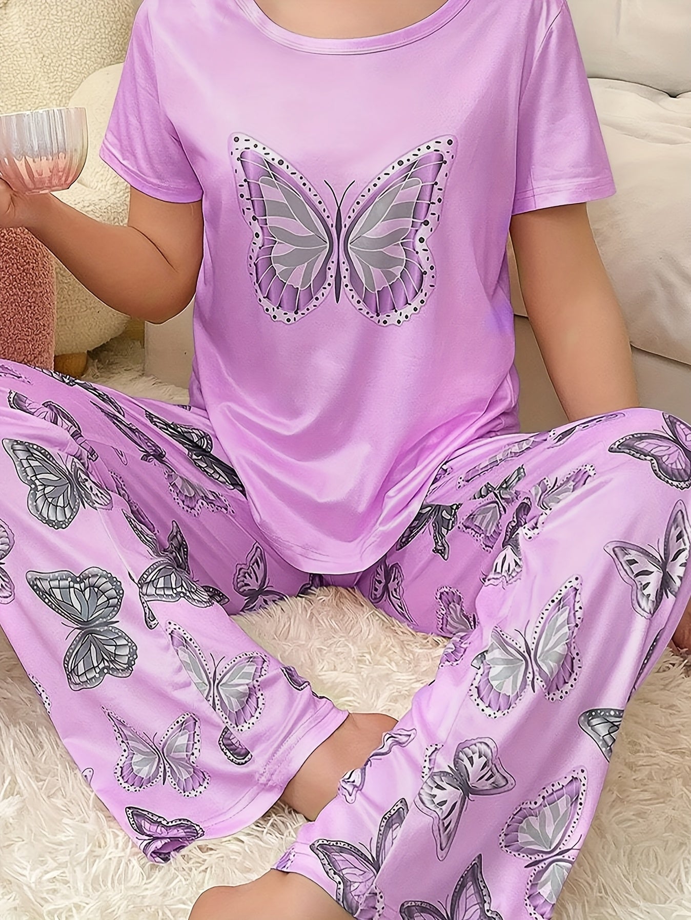 womens pajama casual loose   theme pajama set