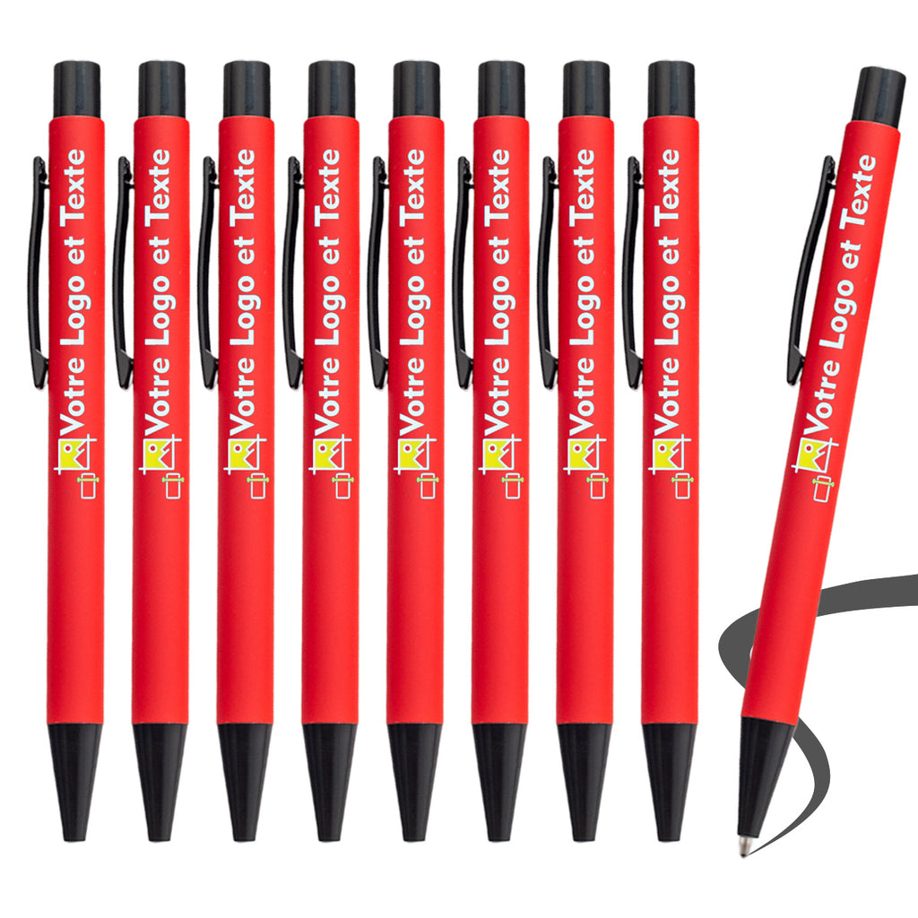 50 custom text logo ballpoint pens new bulk custom pens rich