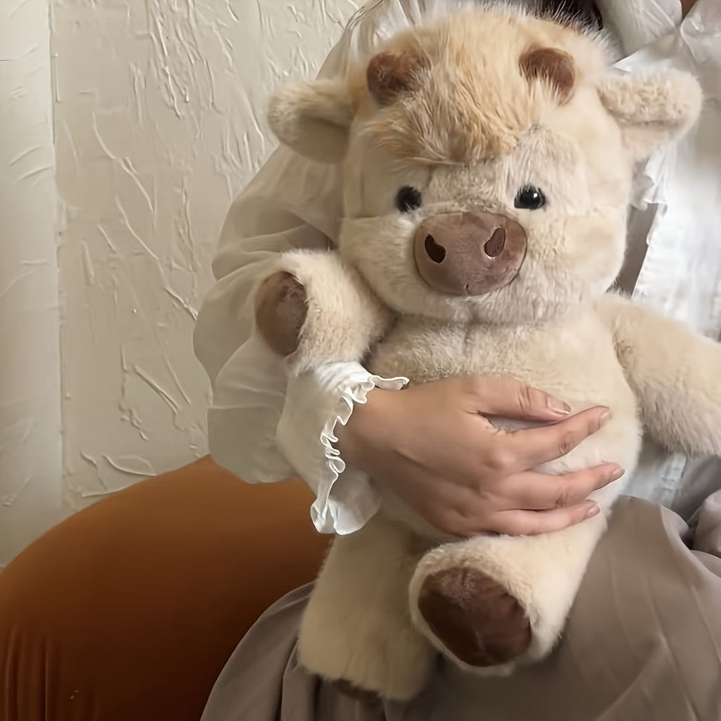 40cm 15 74in kawaii highland cow stuffed animal soft plush