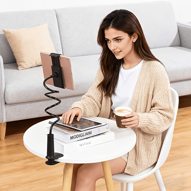 360 degree universal flexible hose phone holder phone stand