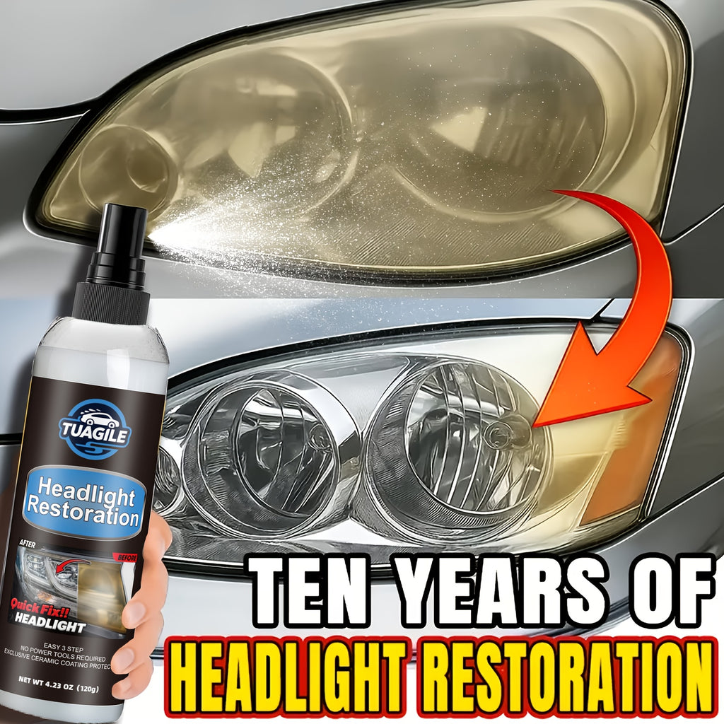 headlights   quickly yellowed